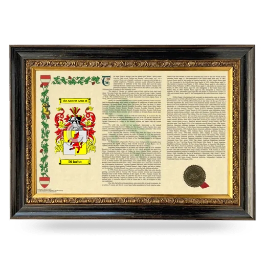 Di iacho Armorial Landscape Framed - Heirloom